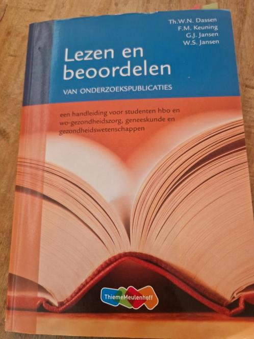 G.J: Jansen - Lezen en beoordelen van onderzoekspublicaties, Boeken, Studieboeken en Cursussen, Zo goed als nieuw, Overige niveaus