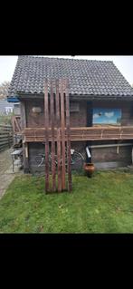 Hardhout paal Azobé 80x80mm bezaagd gepunt 300cm, Doe-het-zelf en Verbouw, Hout en Planken, Ophalen, Overige typen, Nieuw, Overige houtsoorten