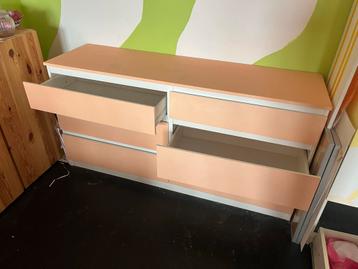 IKEA Malm Kast - Oranje Geverfd - afbeelding 3