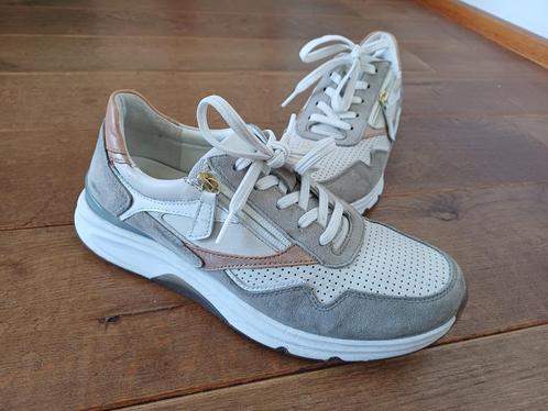 Gabor Rollingsoft sneakers mt 40 6,5 wit / grijs / meerkleu, Kleding | Dames, Schoenen, Zo goed als nieuw, Sneakers of Gympen