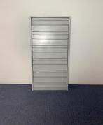 Folderrek, aluminium, H 195 x B 100 x D 35 cm., Ophalen, Gebruikt