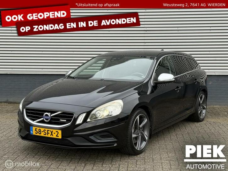Volvo V60 2.0 T5 R-Design TREKHAAK, Auto's, Volvo, Bedrijf, Te koop, V60, ABS, Airbags, Airconditioning, Alarm, Bluetooth, Bochtverlichting