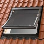 Velux Rol en verduistering gordijn, Insectenhor, buiten zonw, Ophalen, Grijs, Nieuw, 50 tot 100 cm