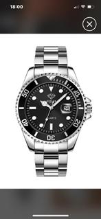 Heren Polshorloge - Stalen Band - Nieuw, Sieraden, Tassen en Uiterlijk, Horloges | Heren, Overige merken, Staal, Polshorloge, Nieuw