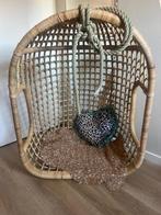 Olivine Calle rotan hangstoel zgan., Huis en Inrichting, Ophalen, Bruin, Riet of Rotan, Zo goed als nieuw