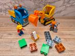 333a. Lego Duplo 10812  Rupsband voertuig en graafmachine, Ophalen of Verzenden, Complete set, Duplo