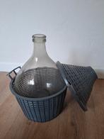 Vergistingsfles 10L met mand, Ophalen, Zo goed als nieuw, Glas, Pot, Bus of Blik