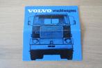 Originele folder Volvo vrachtwagens (1971), Verzenden, Zo goed als nieuw, Overige merken