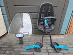Thule Yepp Mini Fietsstoeltje + Windscherm, Voetsteuntjes, Ophalen of Verzenden, Zo goed als nieuw, Thule