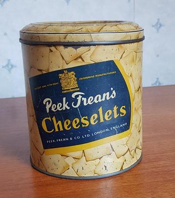 Peek Frean & Co Cheeselets koekblik blik beschikbaar voor biedingen