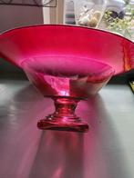 grote schaal op poot, Schaal, Rond, Ophalen of Verzenden, Glas