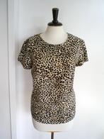 PURDEY blouse top mt. M met dierprint, Maat 38/40 (M), Verzenden, Beige, Zo goed als nieuw