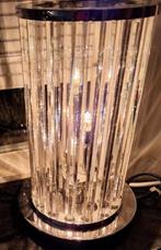 Eichholtz Richmond kristal zilver tafellamp dimbaar, Huis en Inrichting, Lampen | Tafellampen, Minder dan 50 cm, Ophalen