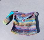 Gebreide schoudertas, afmeting plm. 28 x 28 cm, prijs 5 euro, Ophalen, Gebruikt, Overige kleuren, Schoudertasje