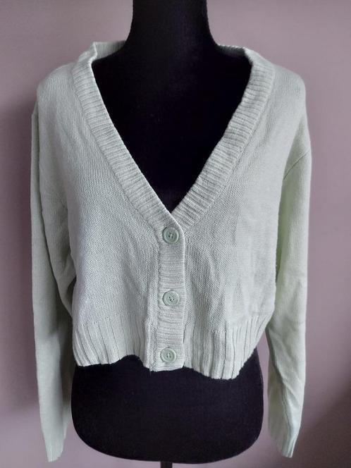 Nieuw lichtgroen stretch vest van H&M, maat M, Kleding | Dames, Truien en Vesten, Nieuw, Maat 38/40 (M), Groen, Ophalen of Verzenden