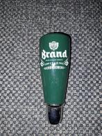 Brand bier porseleine tapknop groen, Verzamelen, Biermerken, Ophalen of Verzenden, Zo goed als nieuw, Overige typen, Brand