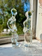 Zweedse Kristallen Beeldjes Set - Glas en Kristal Kunstobjec, Antiek en Kunst, Antiek | Glas en Kristal, Ophalen of Verzenden