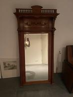 Antieke Sierlijke Spiegel, Ophalen, Zo goed als nieuw, 150 tot 200 cm, Rechthoekig