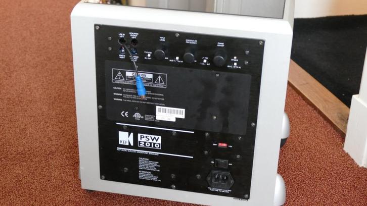 kef psw 2010  (defect), Audio, Tv en Foto, Luidsprekers, Gebruikt, Front, Rear of Stereo speakers, 120 watt of meer, Overige merken
