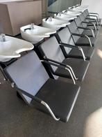 Kappers stoelen met haarwasbak, Doe-het-zelf en Verbouw, Sanitair, Ophalen, Zo goed als nieuw