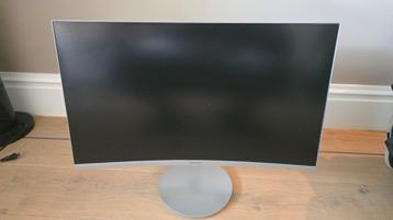 Samsung C27F591F Wit, Zilver beschikbaar voor biedingen