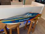 Powerboat 120cm benzine/ethanol rc boot, Hobby en Vrije tijd, Modelbouw | Boten en Schepen, Ophalen, Zo goed als nieuw
