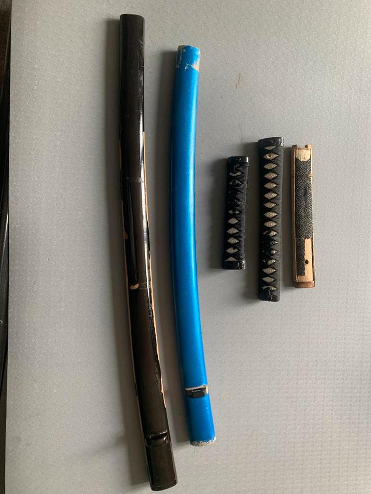 Katana/Wakizashi Onderdelen - Restauratieproject, Antiek en Kunst, Kunst | Niet-Westerse kunst, Ophalen of Verzenden