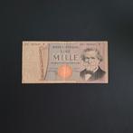 1000 lira Italië #066, Postzegels en Munten, Bankbiljetten | Europa | Niet-Eurobiljetten, Verzenden, Italië, Los biljet
