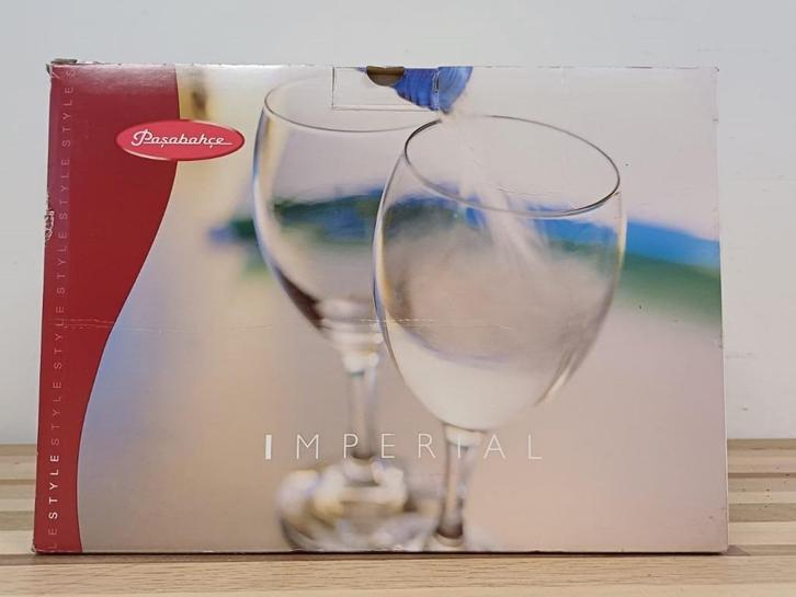 Extra grote wijnglazen Imperial - 6 stuks, Verzamelen, Glas en Borrelglaasjes, Zo goed als nieuw, Overige typen, Ophalen of Verzenden