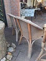 3 rotan kuipstoelen, Ophalen, Gebruikt