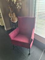 luxe fauteuil alcantara stof, zit heerlijk, Ophalen, Gebruikt, Minder dan 75 cm, 50 tot 75 cm
