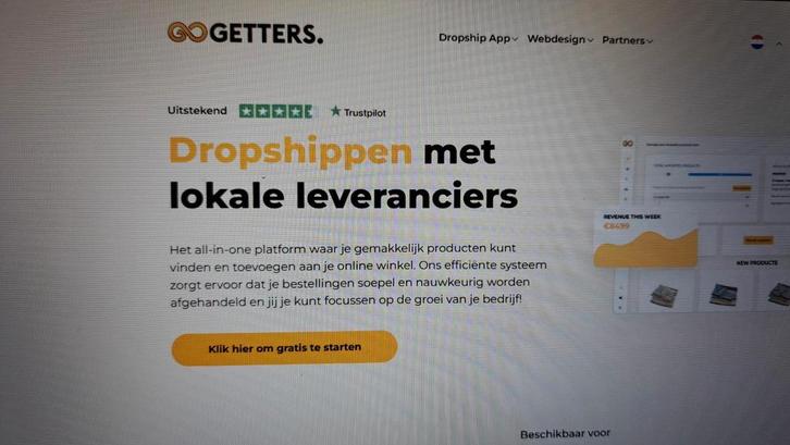 Dropshipping licentie Gogetters tot november, Tickets en Kaartjes, Kortingen en Cadeaubonnen, Eén persoon, Overige typen, Cadeaubon