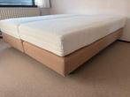 Beige boxspring 180x200, Huis en Inrichting, Slaapkamer | Boxsprings, Ophalen, Gebruikt, Beige, Tweepersoons