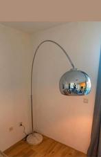 Booglamp met marmeren voet, Ophalen, Zo goed als nieuw, Metaal, 150 tot 200 cm