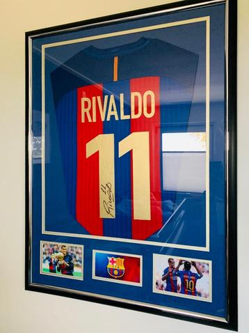 Rivaldo shirt gesigneerd beschikbaar voor biedingen