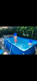 Intex zwembad in HELE GOEDE STAAT!! Met VEEL EXTRA’S!!, Tuin en Terras, Zwembaden, 200 tot 400 cm, Gebruikt, Rechthoekig, Ophalen of Verzenden