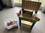 Houten speelgoed van Hape; o.a. werkbank en gereedschap, Ophalen, Zo goed als nieuw, Overige typen