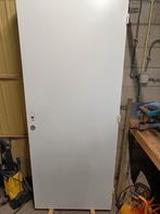 2 Witte stompe binnendeuren, Ophalen, Gebruikt, 80 tot 100 cm, Binnendeur