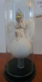 Simply Shabby Chicin engel incl. glazen stolp, Huis en Inrichting, Ophalen, Zo goed als nieuw