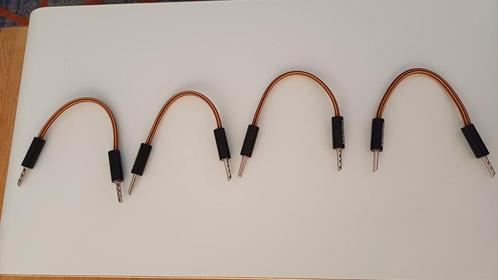 Purecable jumpers met banaanpluggen - high end, Audio, Tv en Foto, Audiokabels en Televisiekabels, Zo goed als nieuw, Luidsprekerkabel