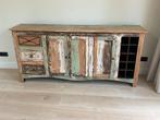 Houten Dressoir | vidaXL, Huis en Inrichting, Ophalen, 150 tot 200 cm, Zo goed als nieuw, 25 tot 50 cm