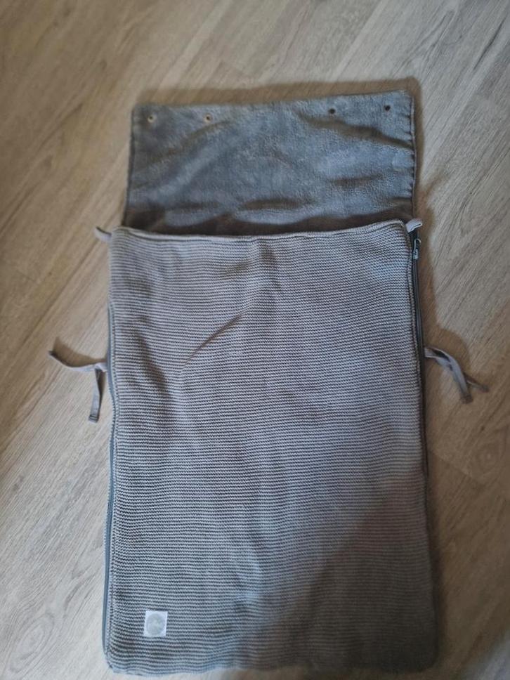 Jollein Voetenzak Autostoel/Kinderwagen grijs, Kinderen en Baby's, Kinderwagens en Combinaties, Gebruikt, Overige merken, Ophalen of Verzenden