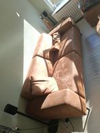 3 zits bank cognac kleur, Driepersoons, 75 tot 100 cm, Zo goed als nieuw, Rechte bank