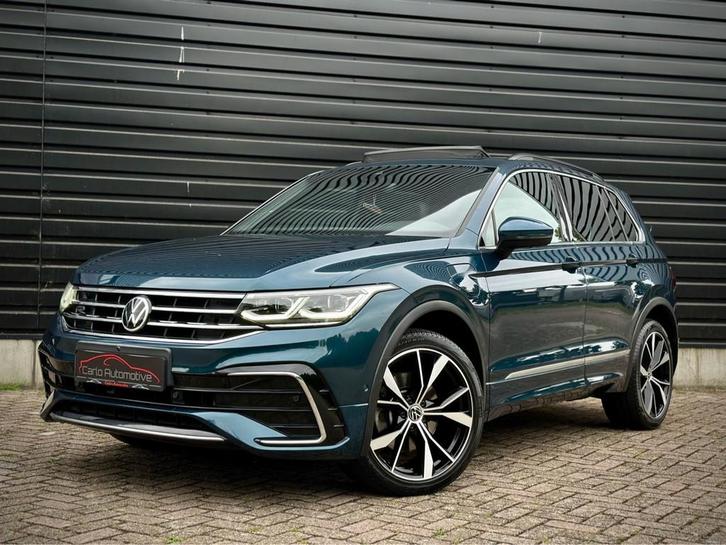 Volkswagen Tiguan 1.4 TSI eHybrid R-LINE PANO|360|IQ|LEDER|A, Auto's, Volkswagen, Bedrijf, Te koop, Tiguan, 360° camera, ABS, Achteruitrijcamera