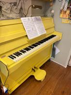 Gele Piano D. Freriks & Z'n Amsterdam, Ophalen of Verzenden, Gebruikt, Overige kleuren, Piano