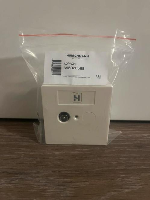 8x Hirschmann CAI WCD’s met aarde mogelijkheid, Audio, Tv en Foto, Audiokabels en Televisiekabels, Nieuw, Coaxiale kabel, Minder dan 2 meter