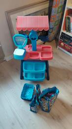 Speelgoed Marktkraam met Mini's & Weegschaal, Ophalen, Gebruikt, Kunststof