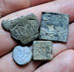 Kleine partij antieke pellets en munten, Ophalen of Verzenden, Overige landen, Losse munt