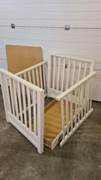 Box baby wit, gebruikt, inclusief 2 boxkleden, Ophalen, Gebruikt, Vierkant, In hoogte verstelbaar