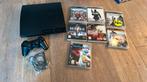 PlayStation 3 incl spellen, Ophalen, Super Slim, 160 GB, Met 1 controller